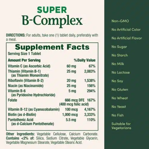 Nature's Bounty Vitamin B Complex Tablet Price in Bangladesh