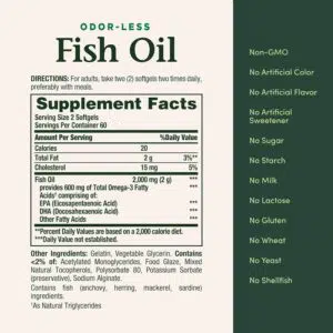 Nature’s Bounty, Fish Oil 1000 mg (120 Capsule) in Bangladesh