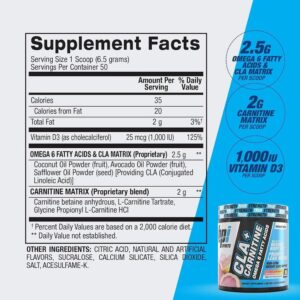 bpi cla carnitine nutrition facts