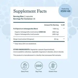 Youtheory Ashwagandha KSM-66 Ashwagandha 60 Capsules in Bangladesh