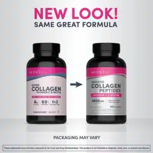 NeoCell Grassfed Collagen Peptides + Vitamin C & Biotin (360 Tablets)