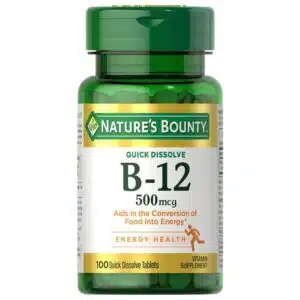 Nature’s Bounty Vitamin B12 500 mcg (100 Tablet) in Bangladesh