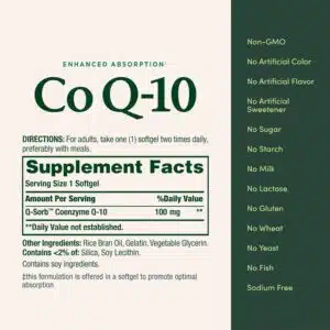 Nature’s Bounty, Co Q10 100 mg (75 Softgels)
