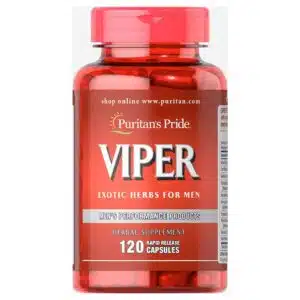 Puritan’s Pride Viper Exotic Herbs for Men, 120 Capsules