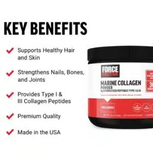 Force Factor, Marine Collagen Powder, Unflavored (168 g)