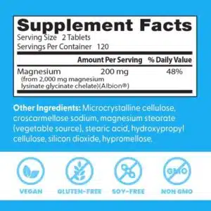 Doctor’s Best, High Absorption Magnesium 200 mg (240 Tablets)