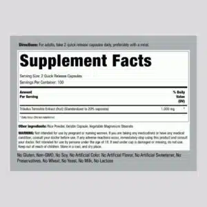 Piping Rock T1000 Tribulus 1000 mg Capsules price in Bangladesh