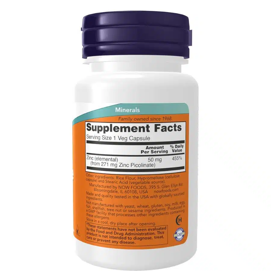 Now Foods Zinc Picolinate Capsules in Bangladesh