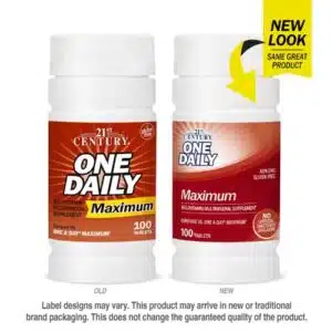 21st Century One Daily Maximum (100 Tablets)