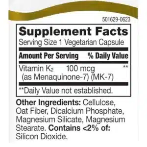 21st Century Vitamin K2 100 Mcg (110 Capsules)
