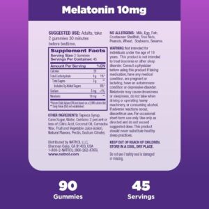Natrol Melatonin Gummies 10 Mg