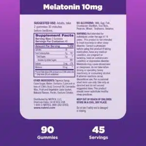 Natrol Melatonin Gummies 10 Mg