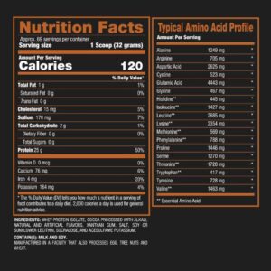 BPI ISO HD supplement facts