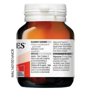 Blackmores Magnesium 500mg (60 tablets)