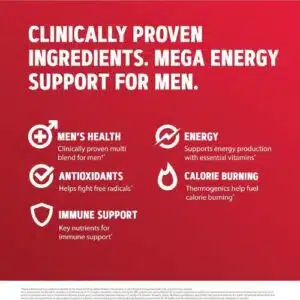 GNC Mega Men Energy and Metabolism Multivitamin – 90 Caplets