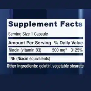 Life Extension, Vitamin B3 Niacin 500 mg (100 Capsules)