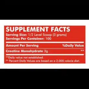 Monster Labs Creatine Monohydrate | Unflavored | 300g, 100 Servings