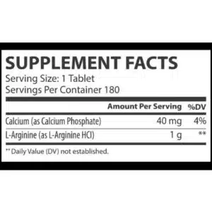 Muscle Rulz, L-Arginine (180 Tablets)