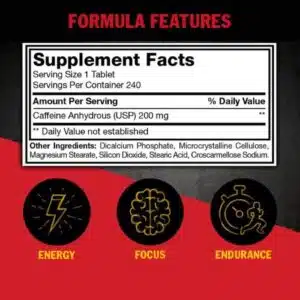 Mutant Caffeine 200mg (240 Tablets) in Bangladesh