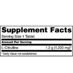 NOW Foods, L-Citrulline 1200 mg (120 Tablets) in Bangladesh