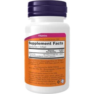 NOW Supplements Vitamin D3 2000 iu Price in Bd
