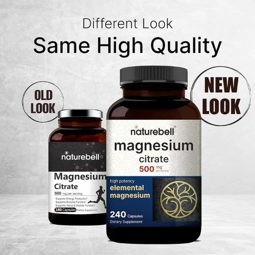 Naturebell Magnesium Citrate 500mg Capsule in Bangladesh
