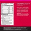 No xplode Pre workout supplement facts