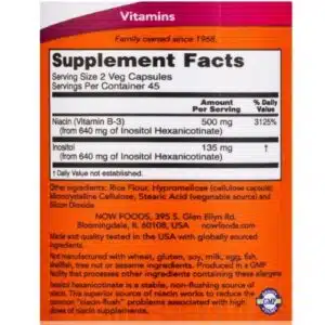 NOW Foods, Niacin 250 mg (90 Capsules) in Bangladesh