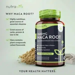 Nutravita Maca Root 3500mg (180 Capsules)