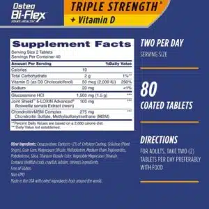 Osteo Bi-Flex Triple Strength Joint Health (80 Tablets)