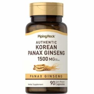 Piping Rock Authentic Korean Panax Ginseng 1500mg Price in Bangladesh