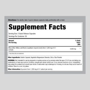 Piping Rock Maca Root Capsules