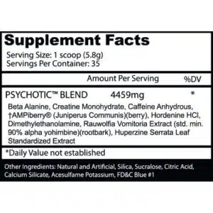 Insane Labz, Psychotic Pre Workout (35 Serving) | Best Price in Bangladesh