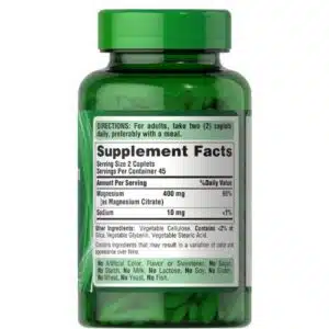 Puritan’s Pride Magnesium Citrate 200 mg (90 Tablets)