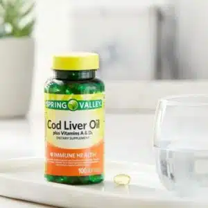 Spring Valley Cod Liver Oil plus Vitamins A & D3 (100 Softgels)