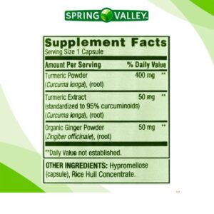 Spring Valley Turmeric Curcumin 500 mg