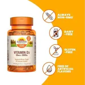 Sundown D3 2000 IU (150 Softgels) in Bangladesh