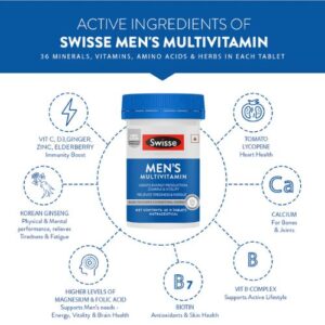 Swisse Men's Multivitamin Tablet price in Bangladesh