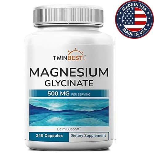 TwinBest Magnesium Glycinate 500mg Capsule Price in Bangladesh