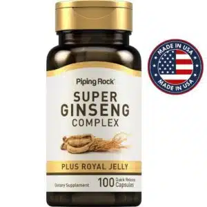 Piping Rock Ginseng Complex Capsules | 100 Capsules | Best Price in Bangladesh