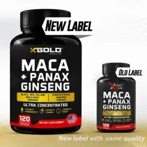 X Gold Health Maca + Panax Ginseng Ultra Concentrated (120 Capsules) in Bangladesh