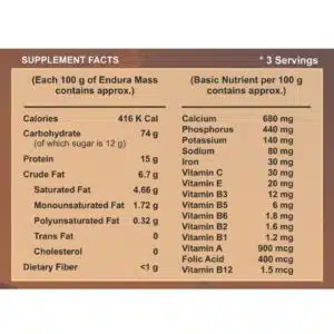 Endura Mass Weight Gainers / Mass Gainers (500 g) in Bangladesh