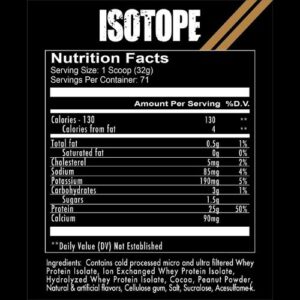 isotope 100 whey isolate 5 lbs