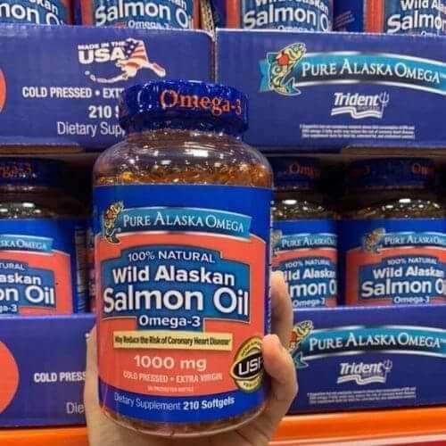 Pure Alaska Omega-3 Wild Alaskan Salmon Fish Oil 1000mg (210 Capsules) - Image 3