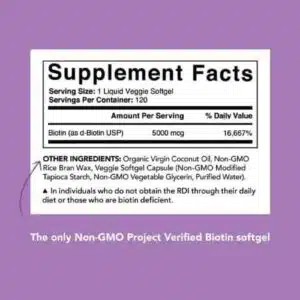 Sports Research, Biotin with Coconut Oil, 5,000 mcg, 120 Softgels