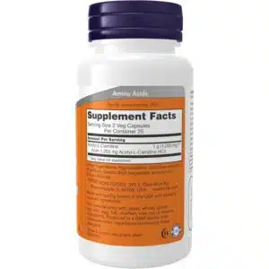 NOW Foods, Acetyl-L- Carnitine, 500 mg, 50 Veg Capsules