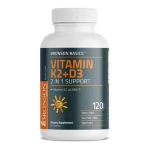 Bronson Basics Vitamin K2 D3 (MK7) Supplement (120 Tablets) price in bd