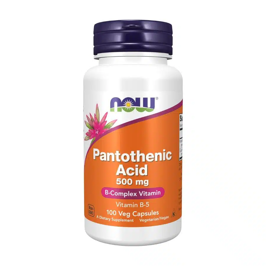 NOW Foods Supplements, Pantothenic Acid (Vitamin B-5) 500 mg, B-Complex Vitamin(100 Capsules) price in bd