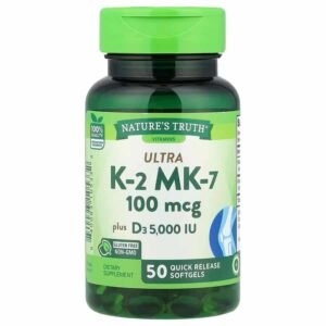 Nature's Truth, Ultra K2 MK-7 Plus D3(50 Softgels) price in bd