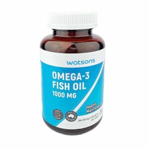 WATSONS Omega 3 Fish Oil 1000mg(180 Softgels) price in bd